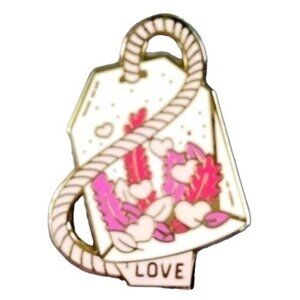 Tea Bag Heart Lapel Pin Love Drink Brooch Badge Accessories Jewelry Gift Pin